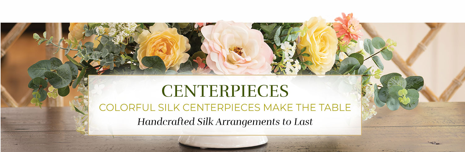 Silk Flower Handcrafted Centerpiece Arrangements