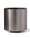 Cylinder Container - 16" W x 15" H - Brushed Graphite