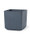 Cubico Decorative Container - 17"W x 17"H - Granite Gray