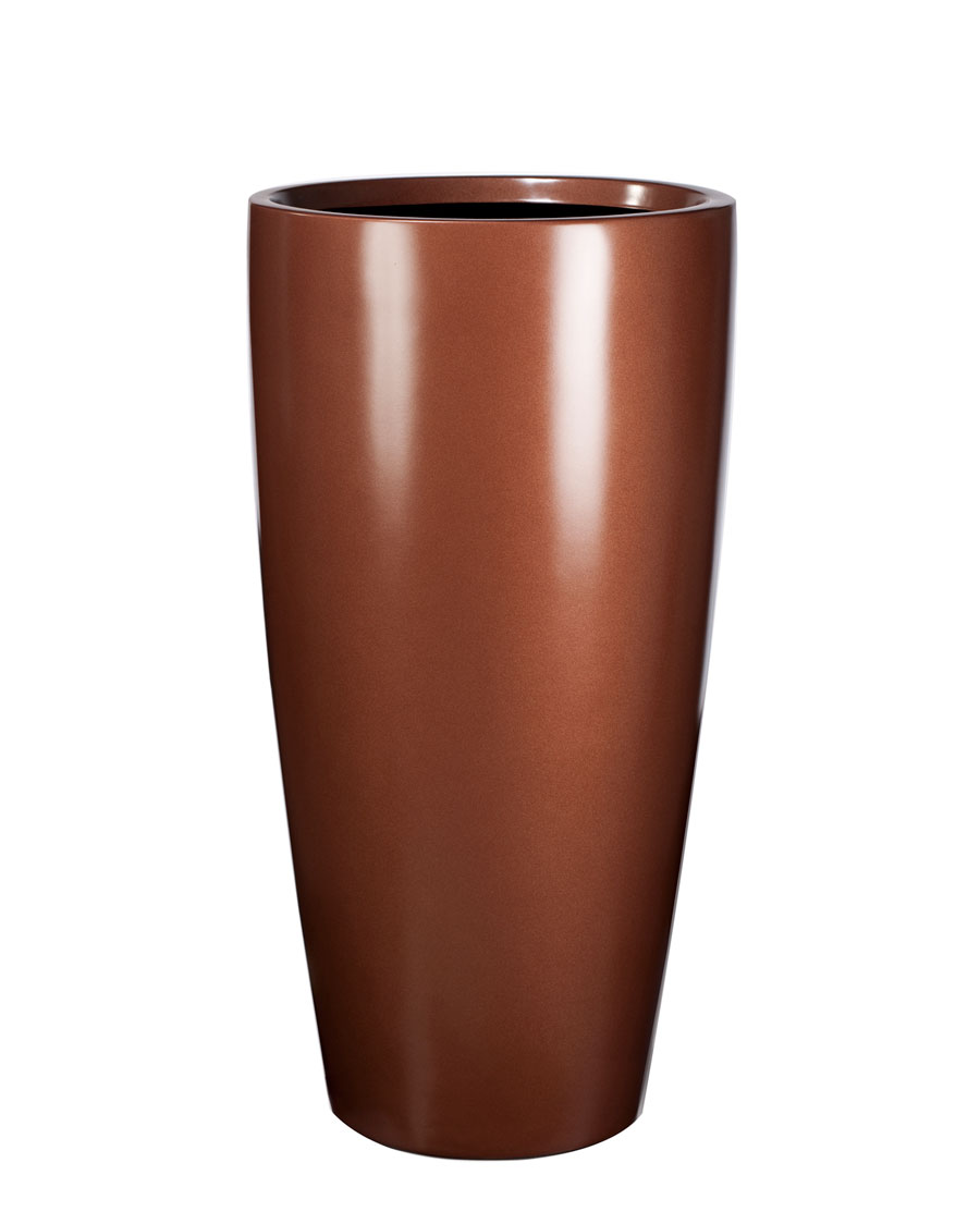 Fiberglass Tall Uptown - 12"W x 24"H - Burnt Copper