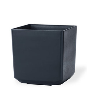 Cubico Decorative Container - 14"W x 14"H - Matte Black