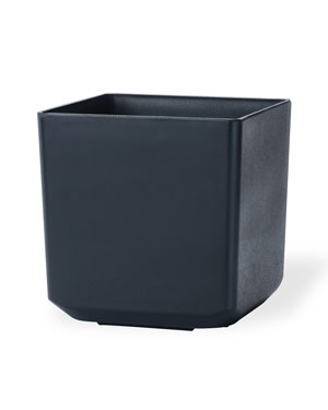Cubico<br>Decorative Container - 11"W x 11"H - Matte Black