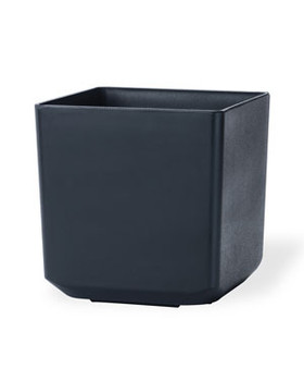 Cubico<br>Decorative Container - 11"W x 11"H - Matte Black