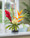 Protea & Torch Ginger Accent Silk Flower Arrangement