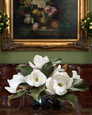 Magnolia Silk Floral Centerpiece