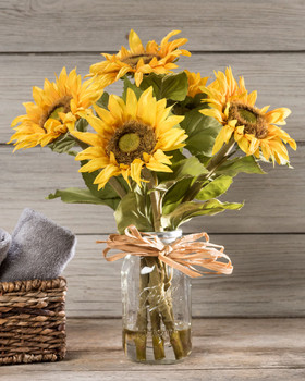 Country Faux Sunflower Bouquet