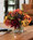 Spider Mum & Blackberries Silk Flower Tabletop Dining Room Centerpiece