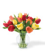 Mixed Garden Tulip Faux Flower Bouquet