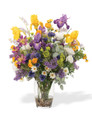 Mixed Iris Profusion<br>Faux Flower Arrangement