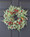Holly, Ivy & Berries 18" Artificial Holiday Wreath, By Petals.