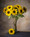 29" Large Sunflower Silk Flower Stem
