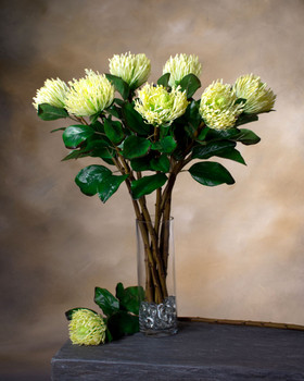 28.5" Artificial Protea Flower Stem