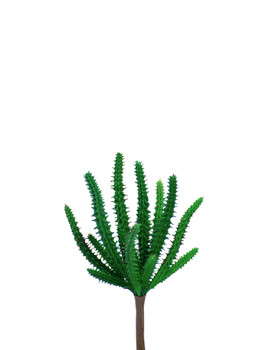 8" Artificial Cactus Plant Foliage Stem