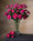 Dark Pink Fluffy Ranunculus Silk Flower Stem Spray