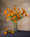 Golden Orange Poppy Silk Flower Stem