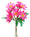 Cerise Mini Daisy Silk Flower Bundle - 12"