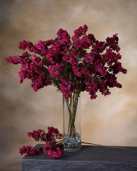 Cerise Lilac Silk Flower Stem