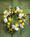 Lemon & Hydrangea Faux Flower Door Wreath